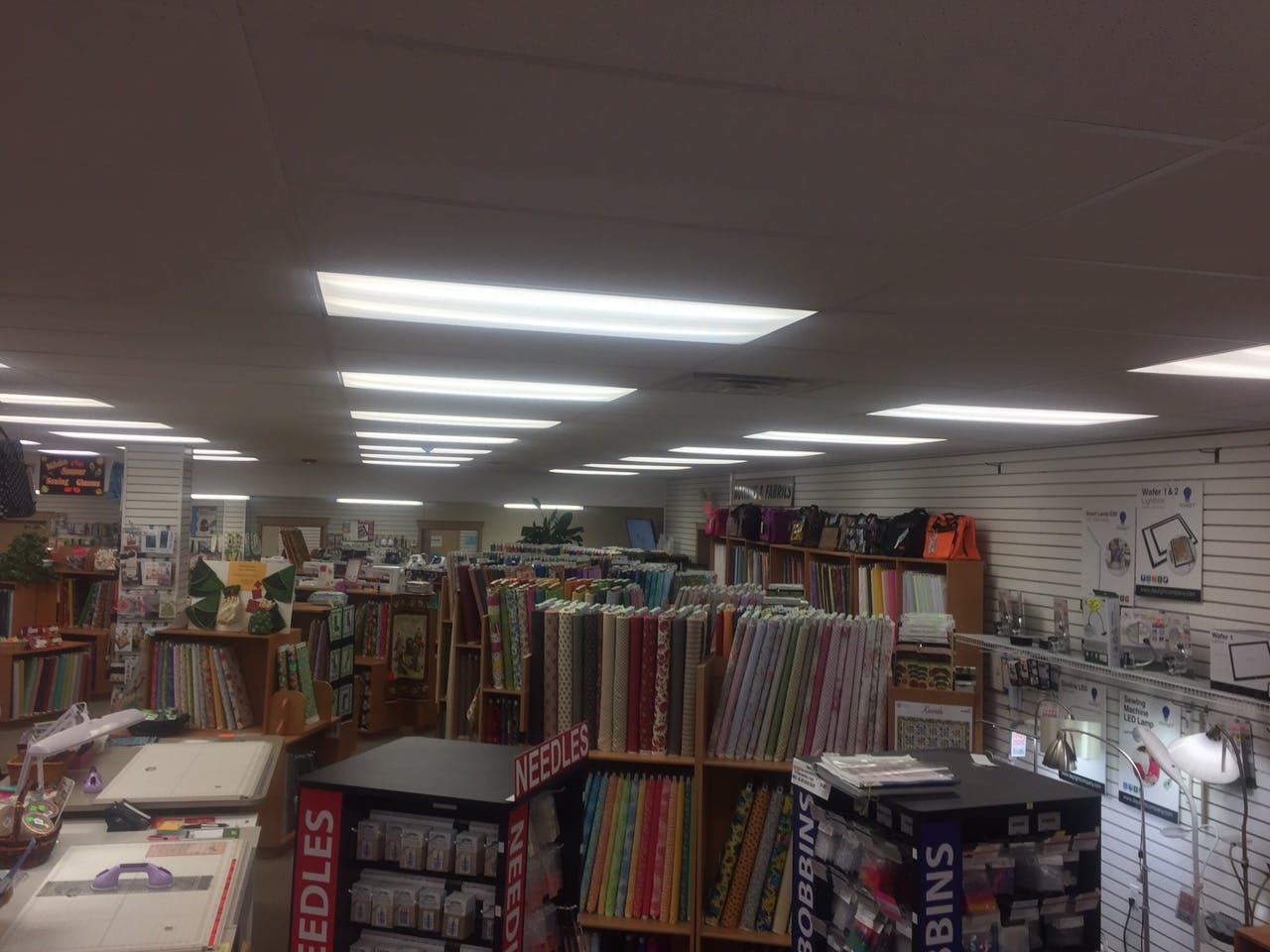 Fabric Department - Overhead View