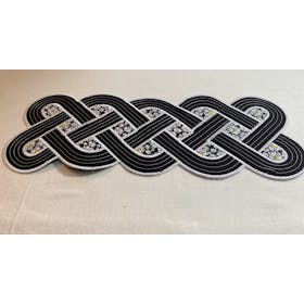 Machine Embroidery in the Hoop - Celtic Table Runner