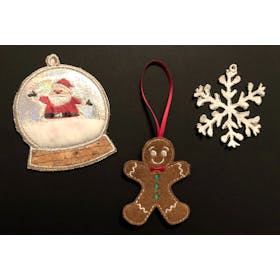 In-The-Hoop Christmas Ornaments