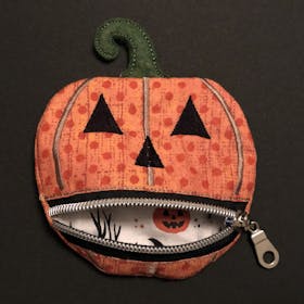 In-The-Hoop Pumpkin Pouch/Bag