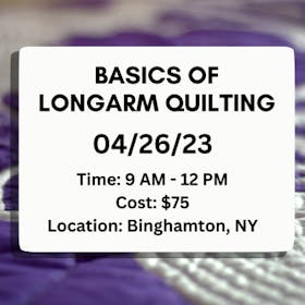 Handi Quilter Event: Basics of Longarm Quilting