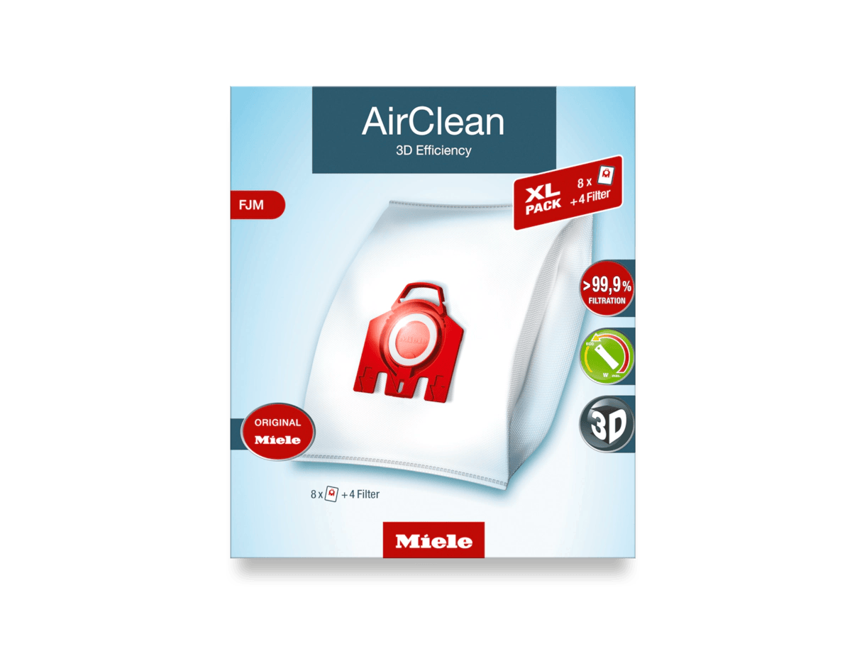 Miele FJM XL AirClean 3D Efficiency Filter Bags