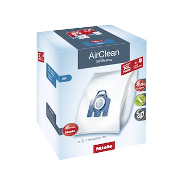 Miele GN XL Pack AirClean 3D Efficiency Filter Bags with HEPA Filter