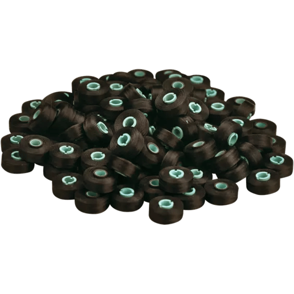 Brother Pre-wound Bobbins with Magnetic Core - 100 pack / Black