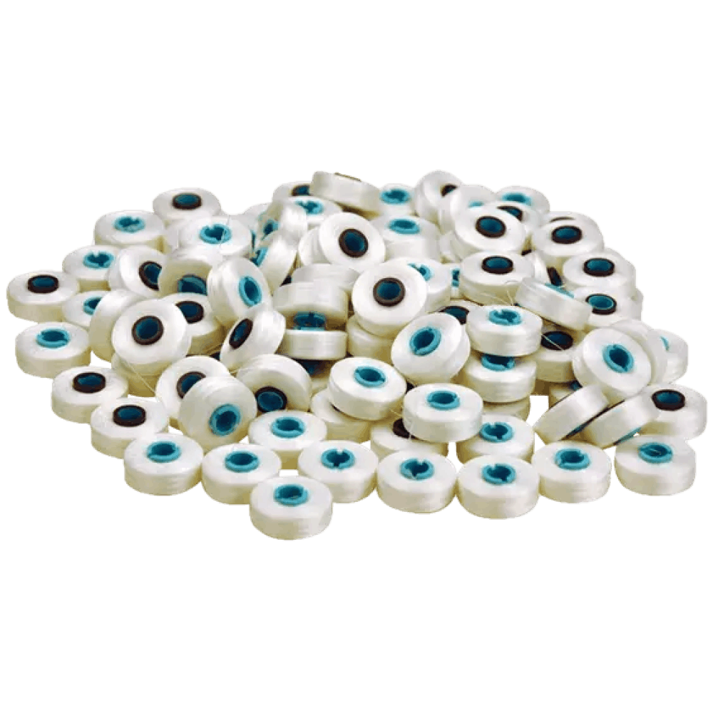 Embroidery, Embroidery bobbins, bobbins, Embroidery Supplies, Embroidery  Magna-Glide bobbins. Size L - White - in stock and ready to ship