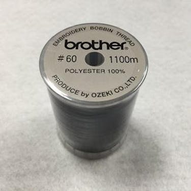 Brother 60wt Embroidery Bobbin Thread - Black 1200yds - FREE