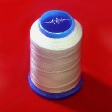 Janome Embroidery Machine Bobbin Thread Fill White 1000 metre Spool