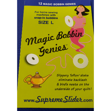Magic Bobbin Genies Size L & 15 CLASS