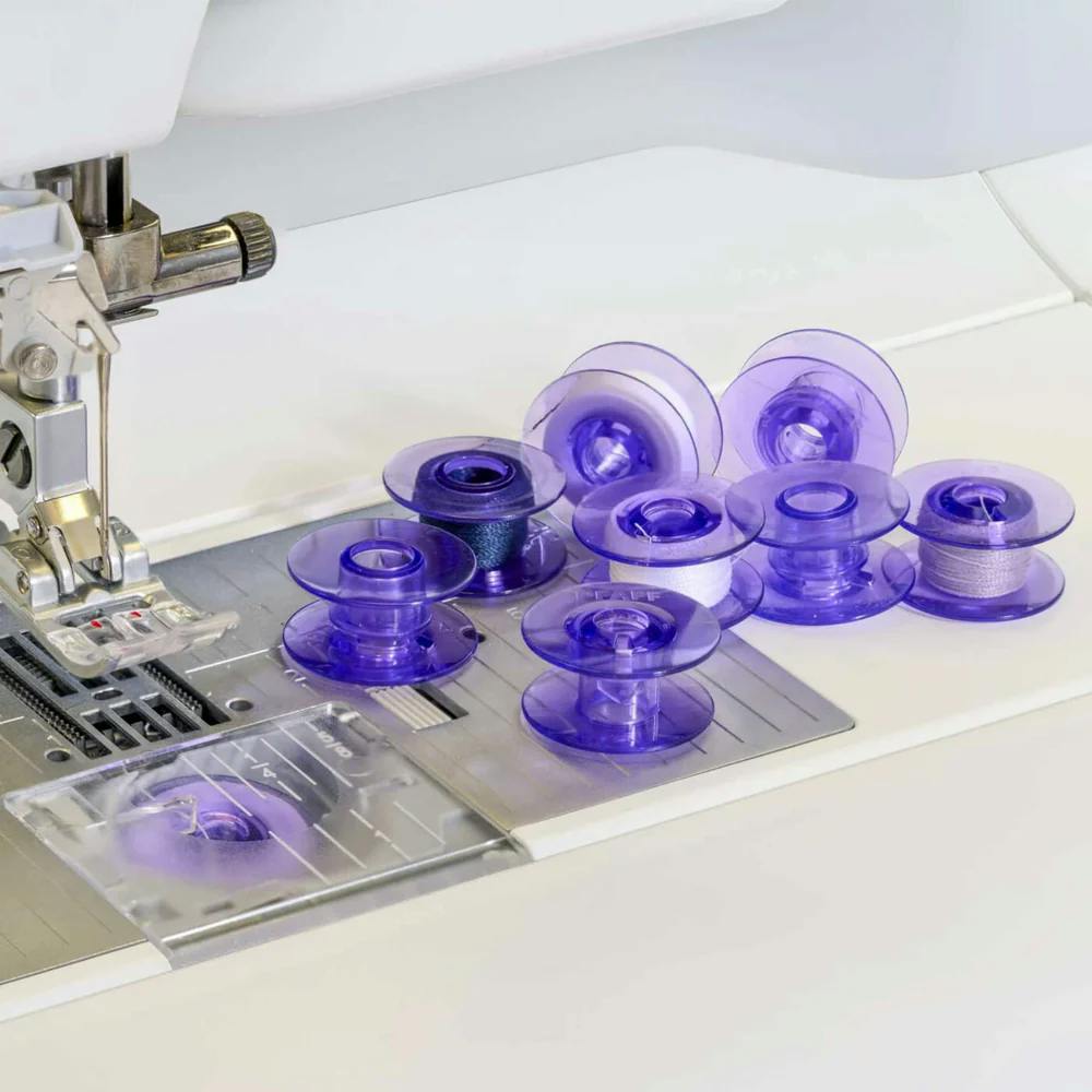 PFAFF Plastic Bobbins 10-Pack Violet  (Group L)