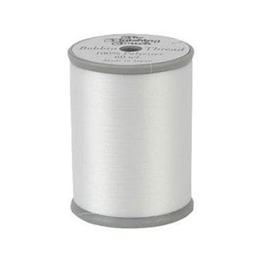 The Finishing Touch 60wt Embroidery Bobbin Thread - White 1200yds