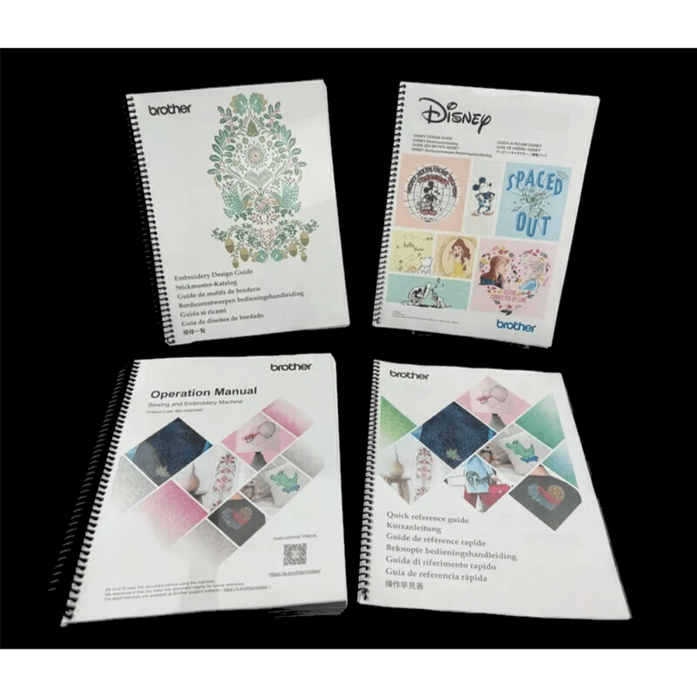 Brother Aveneer EV1 Printed 4 Manuals Bundle