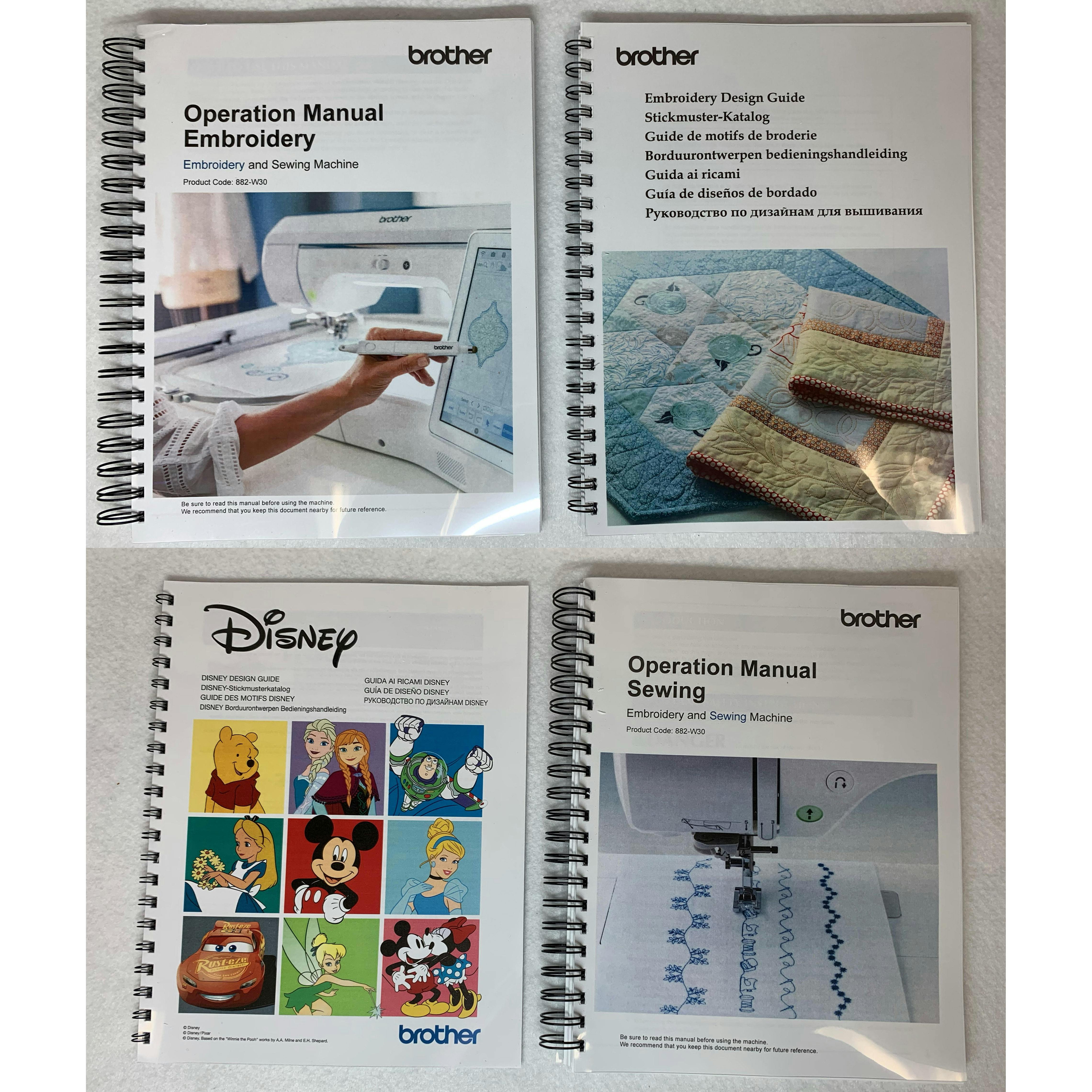 Brother Luminaire XP2 Printed 4 Manuals Bundle