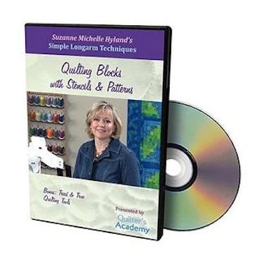 Handi Quilter Quilting Blocks with Stencils and Patterns DVD