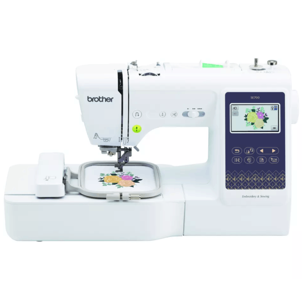 Brother SE700 Sewing and Embroidery Machine with 4 x 4 Embroidery Ar –