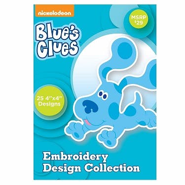 Brother Nickelodeon Blue's Clues Embroidery Design Collection CD