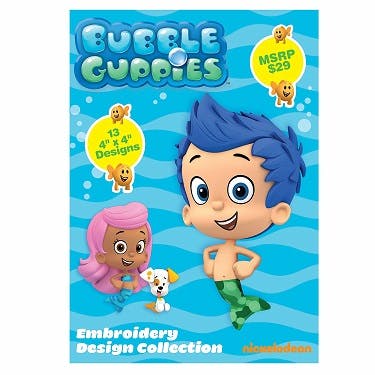 Brother Nickelodeon Bubble Guppies Embroidery Design Collection CD