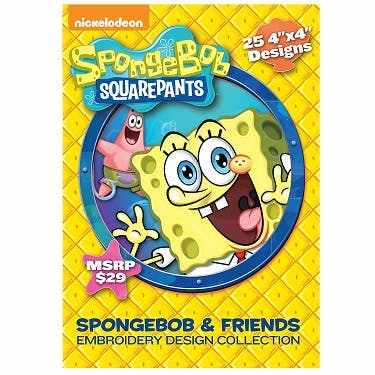 Brother Nickelodeon SpongeBob SquarePants Embroidery Collection CD