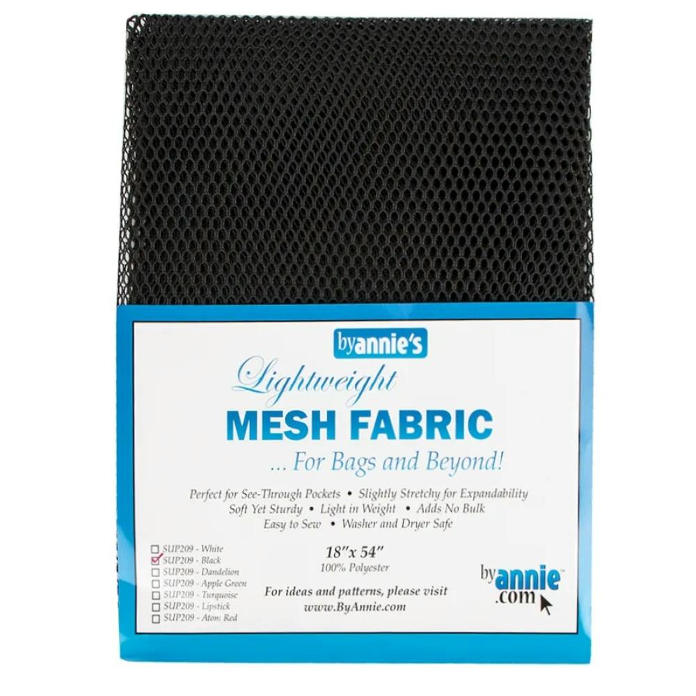 ByAnnie Black Lightweight Mesh Fabric 18