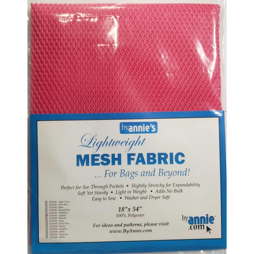 ByAnnie Lipstick Lightweight Mesh Fabric 18