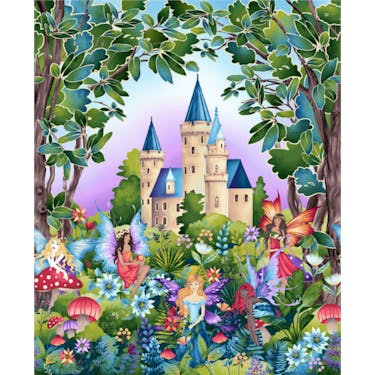 Henry Glass & Co. Fairytale Forest Fabric Panel  36