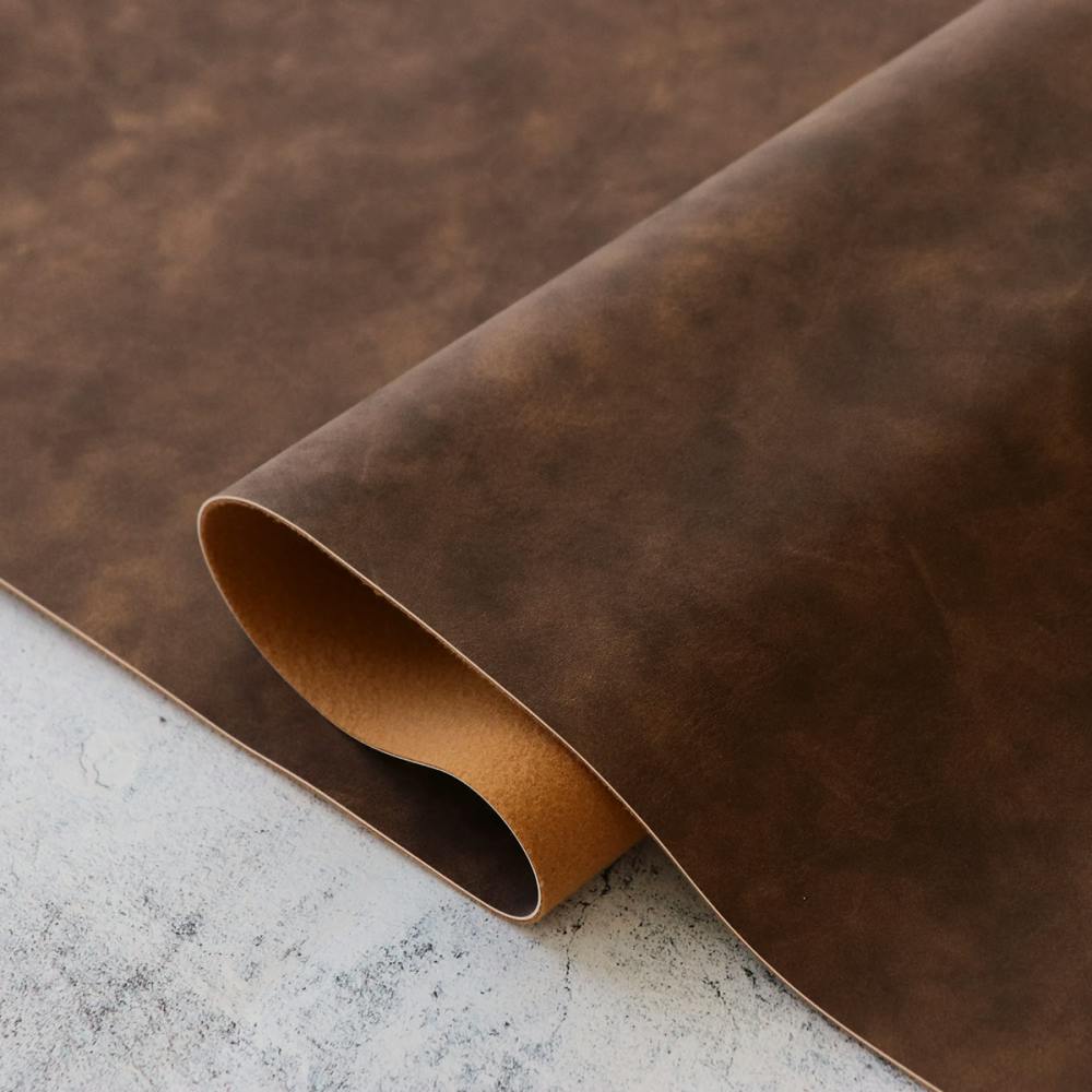 Sallie Tomato Cedar Rugged Faux Leather 1/2 yard
