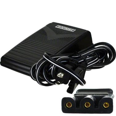 Foot Controller and Power Cord Foot Pedal Speed Controller for Singer 4411/4423 US 110V