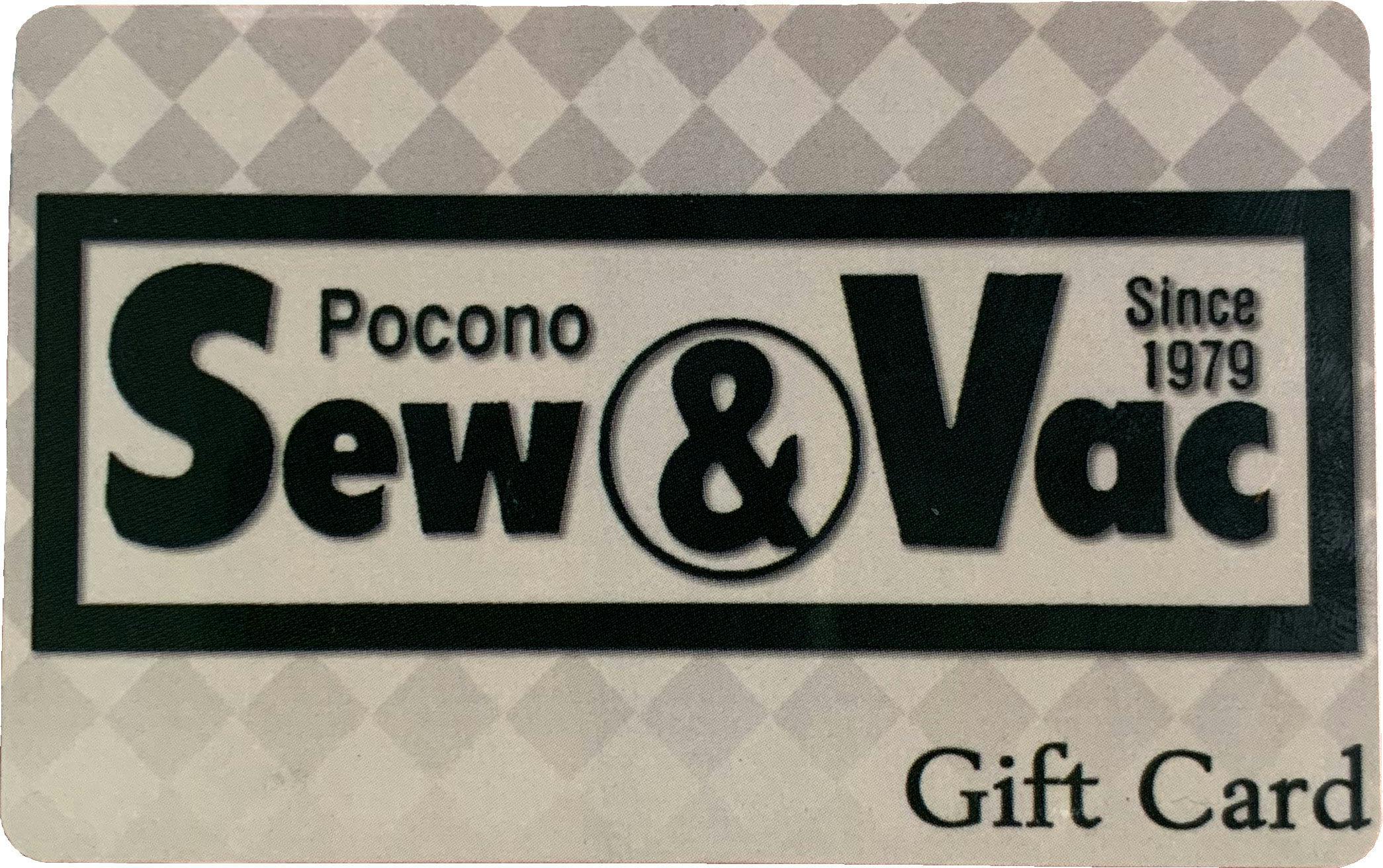 Pocono Sew & Vac Gift Cards