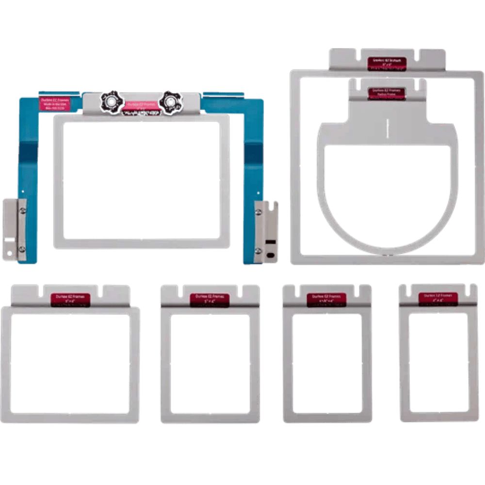 Durkee 7pc EZ Frames Combo Pack for Muti-Needle Machines