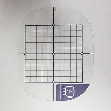 Baby Lock Grid for 4 x 4 inches Medium Embroidery Hoop