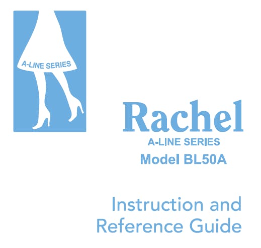 Baby Lock Rachel BL50A Instruction Manual