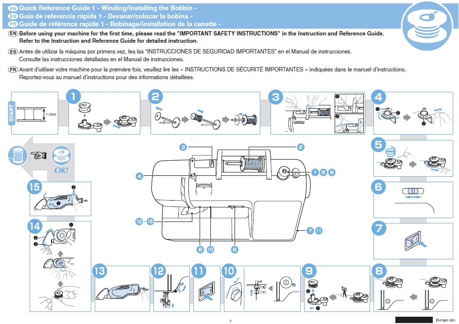 Baby Lock Jubilant BL80B Quick Reference Guide