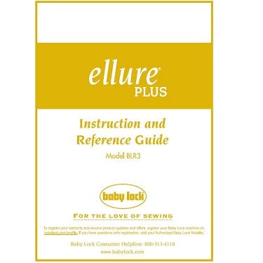 FREE Instruction Manuals for Baby Lock Ellure Plus - 1000's of Parts