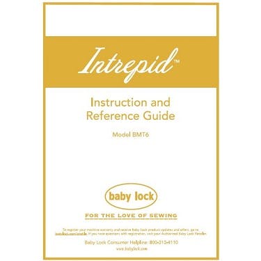 FREE Instruction Manuals for Baby Lock Intrepid - 1000's of Parts