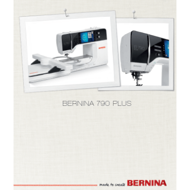 Bernina B790 Plus Instruction Manual