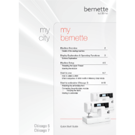 Bernette Chicago 7, Chicago 5 Quick Start Guide
