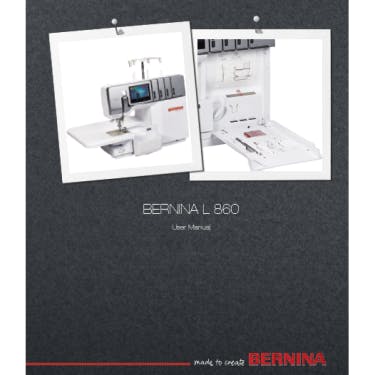 Bernina L860 Instruction Manual