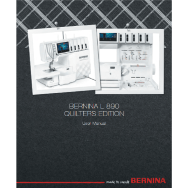 Bernina L890QE Instruction Manual
