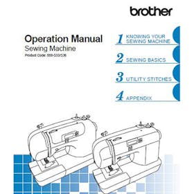 Chapter 1 Getting Ready; Names Of Machine Parts - Brother SE700 Operation  Manual [Page 11]