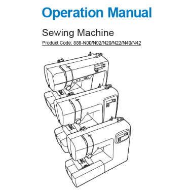 Brother CS7000X  Instruction Manual