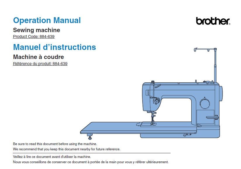 Brother Designio DZ1500F Operation Manual