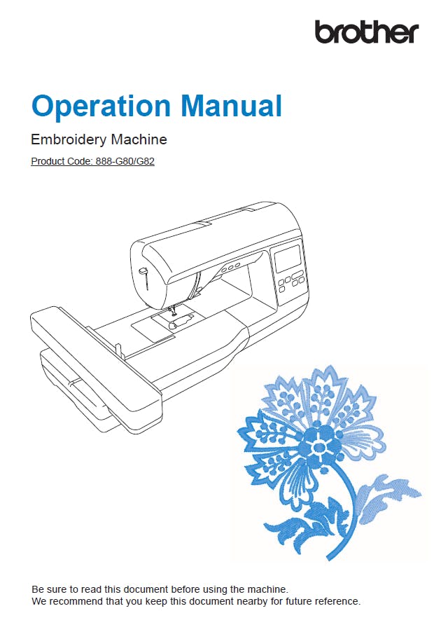 Brother NQ1400E/BP1400E Instruction Manual