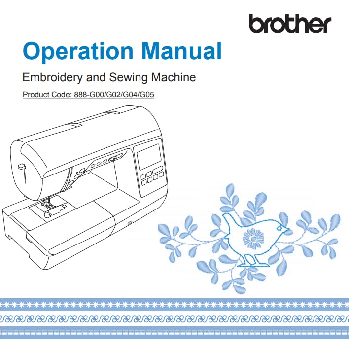 Brother NQ3500D/BP3500D Instruction Manual