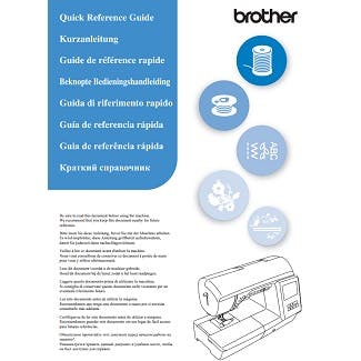 Brother NQ3600D Quick Reference Guide
