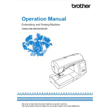 Brother NQ3700D Instruction Manual
