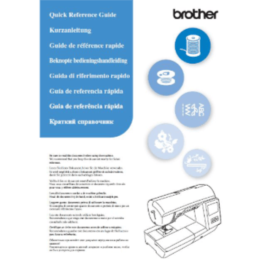 Brother NQ3700D Quick Reference Guide