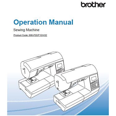 brother project runway sewing machine manual