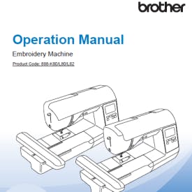 Brother NS1250E Embroidery Operation Manual