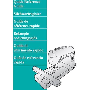 Brother Innov-is NV1250D Quick Reference Guide
