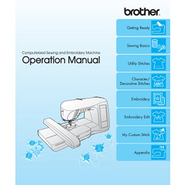 Brother Innov-is NV1500D Instruction Manual