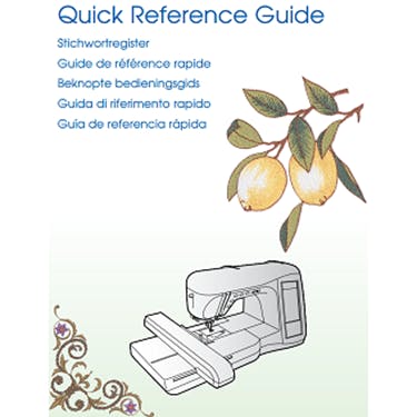Brother Innov-is NV2500D Quick Reference Guide